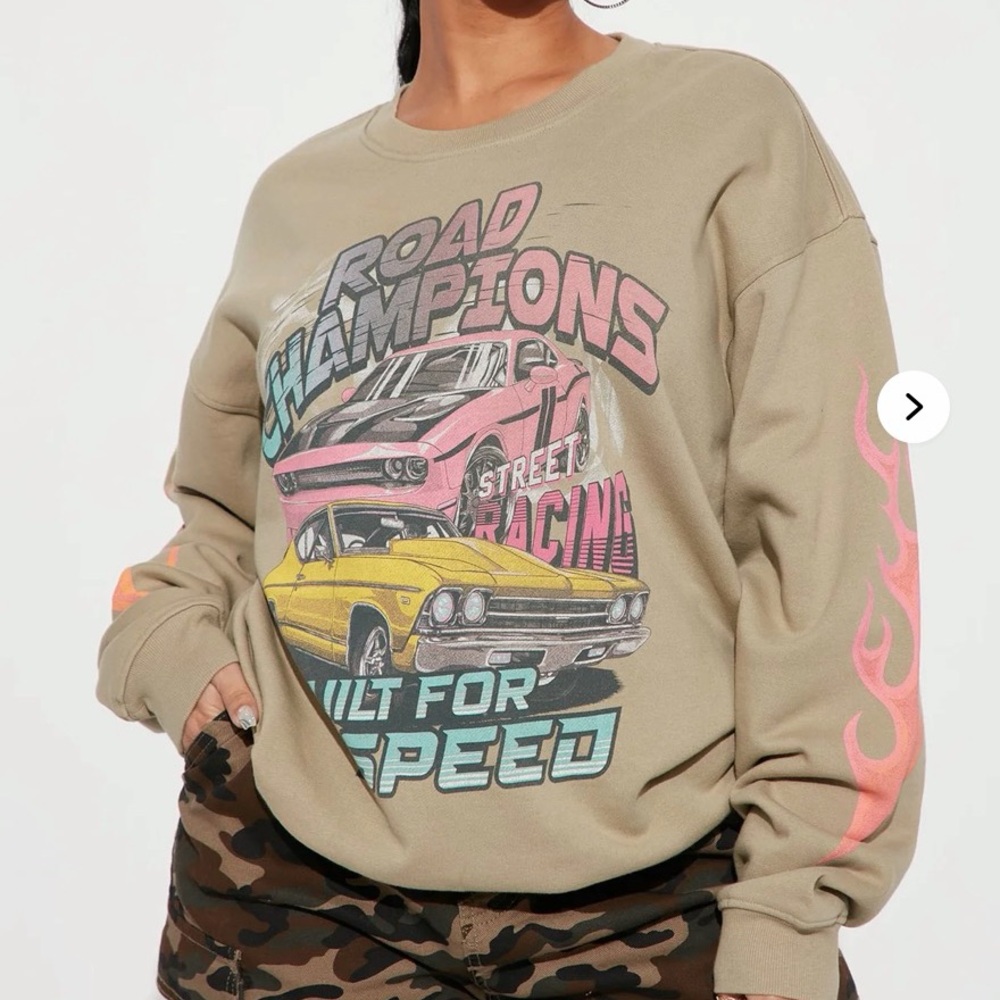 Champion washed crew neck sweatshirt